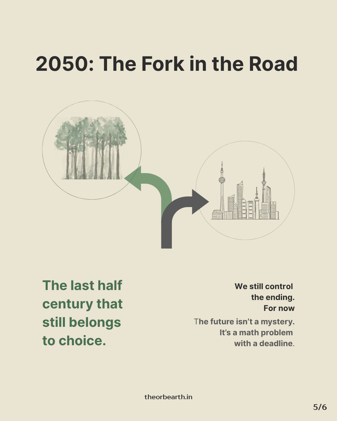 The fork in the road